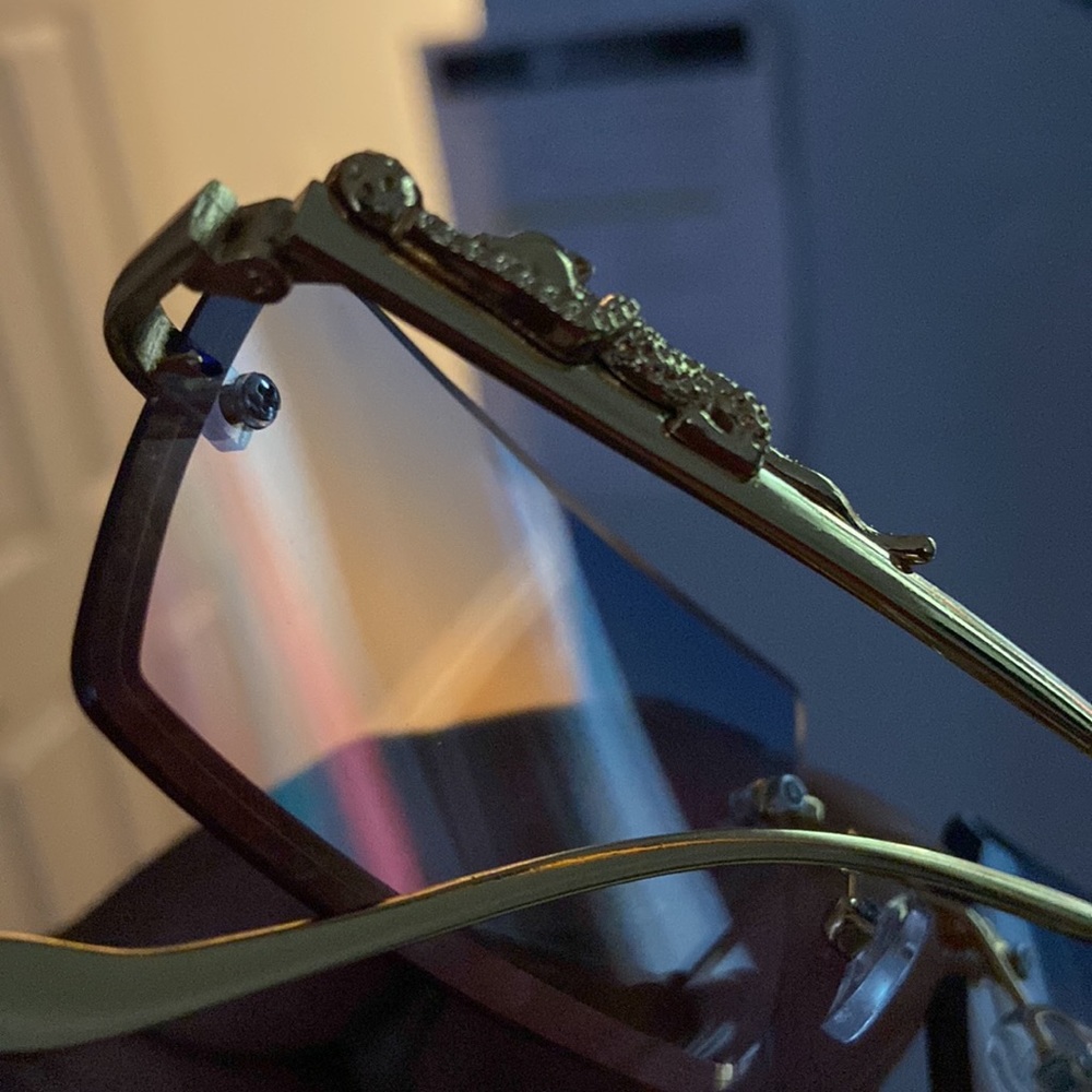 Rectangular frame sunglasses - Picture 3 of 5